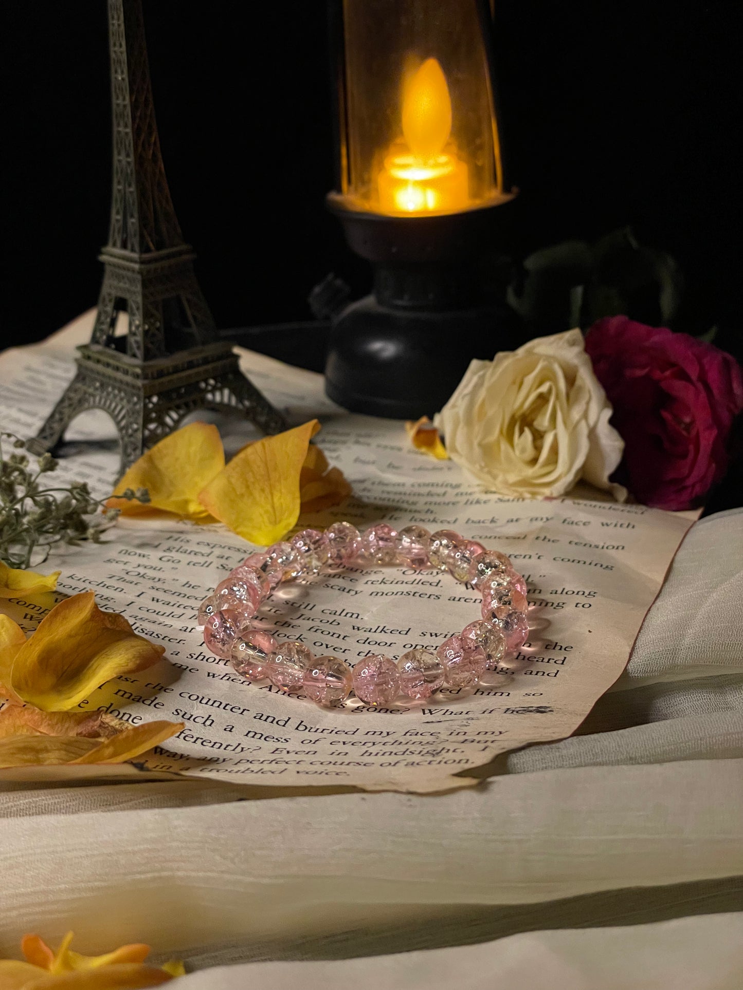 Pink Glitter Bracelet