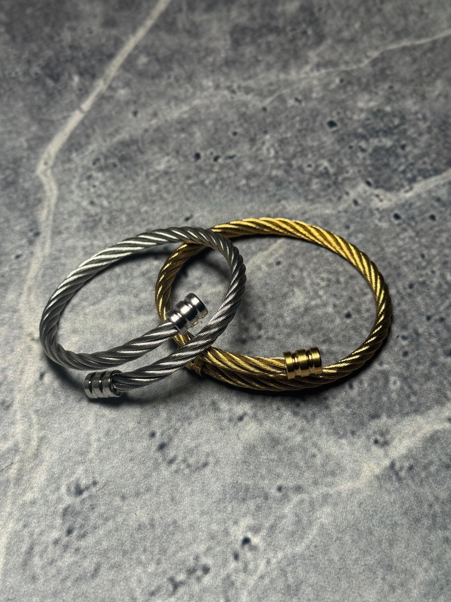 Titan Steel Cable Bangle