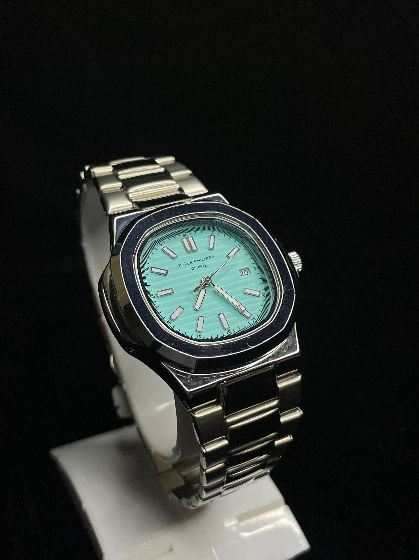 Patek Philippe Nautilus Tiffany Blue Dial Stainless Steel