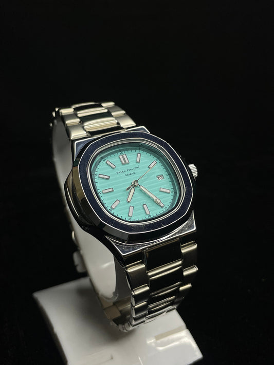Patek Philippe Nautilus Tiffany Blue Dial Stainless Steel