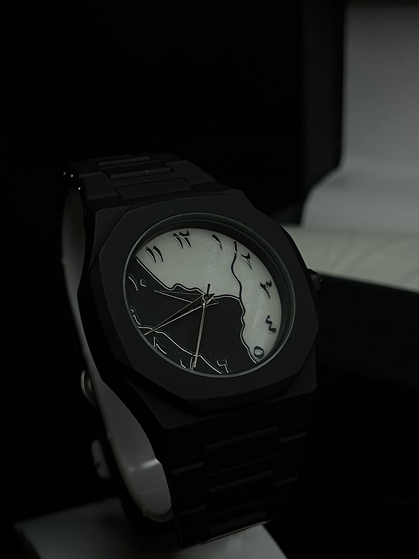 Black AURA Marbel Dial (Fiber Light-Weight)