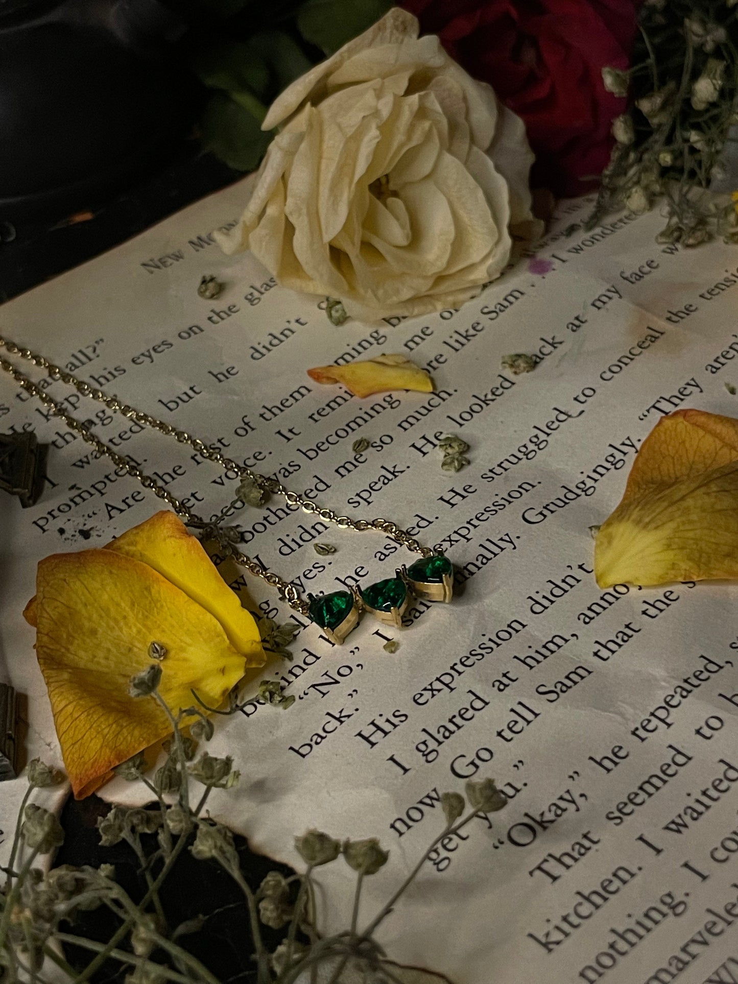 Amoura Émeraude Pendant