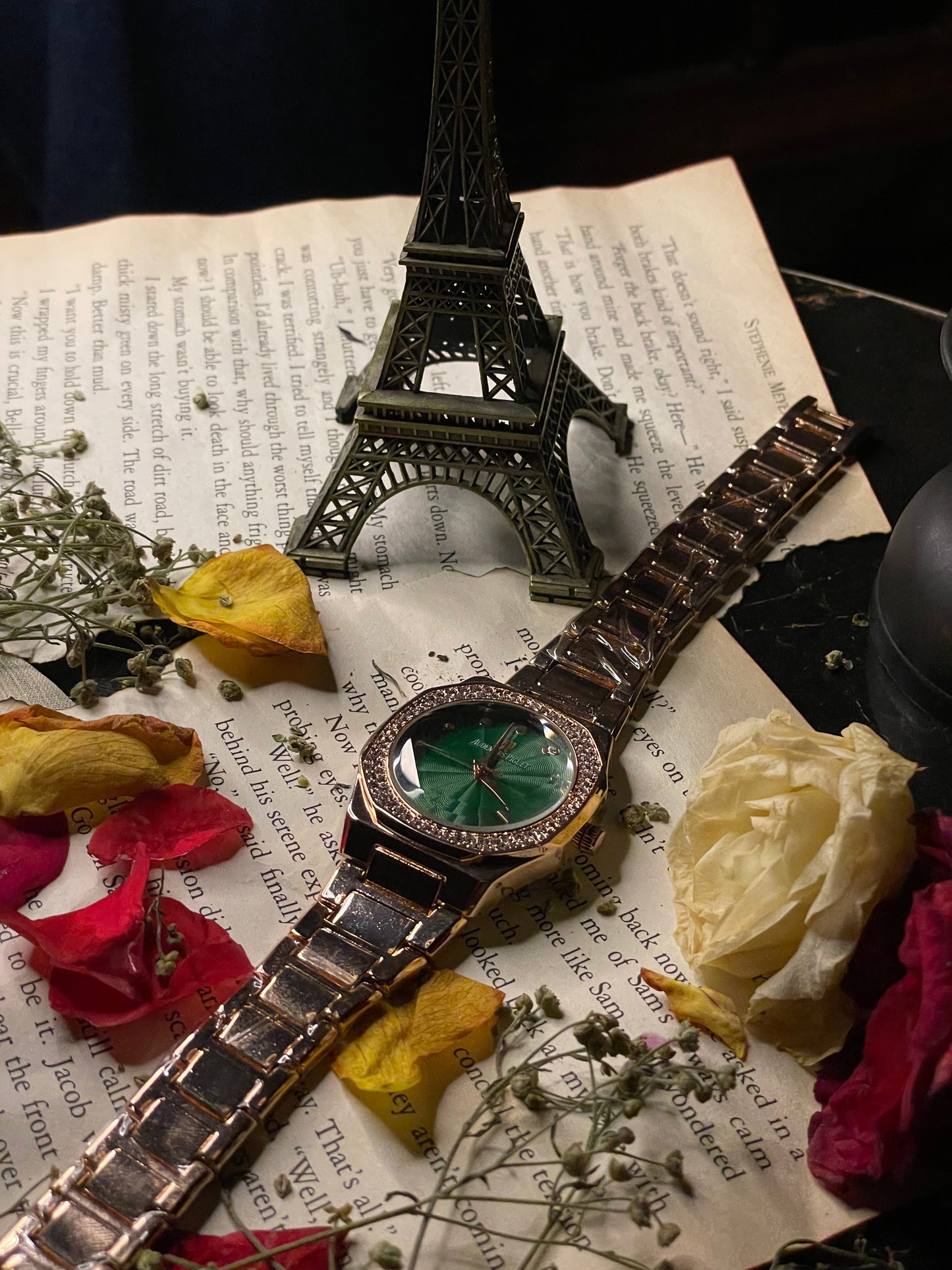 Audemars Piguet (Green Dial Rose Gold strap)