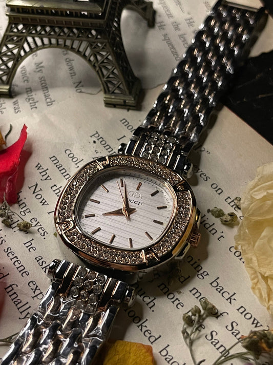 Gucci Diamond Dial - Chain Strap