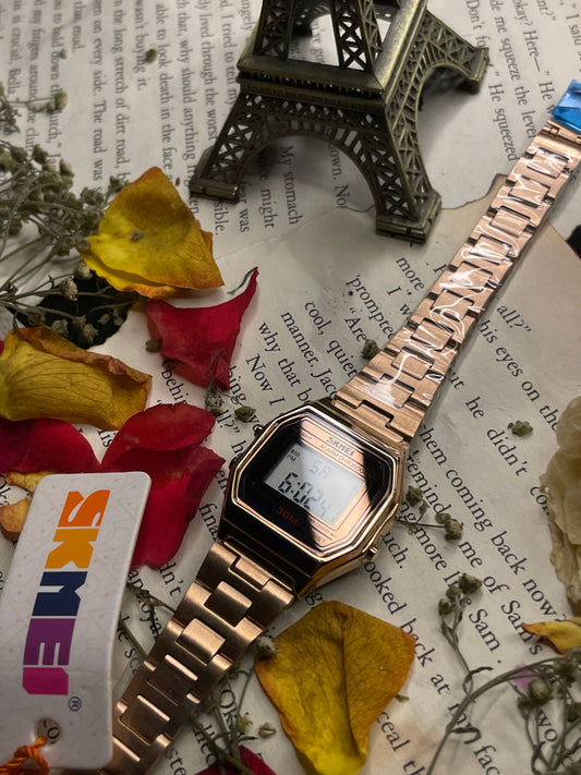 Skmei Digital Dial (Premium Rose Gold)