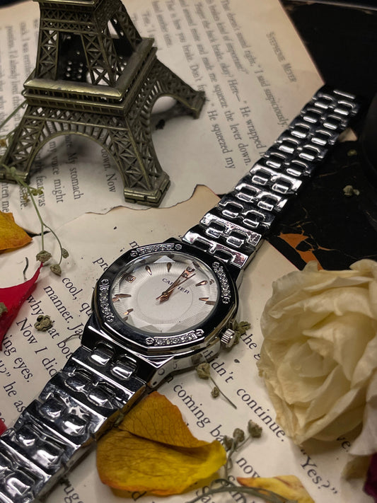 Cartier Premium Diamond Cut (Silver Chain)