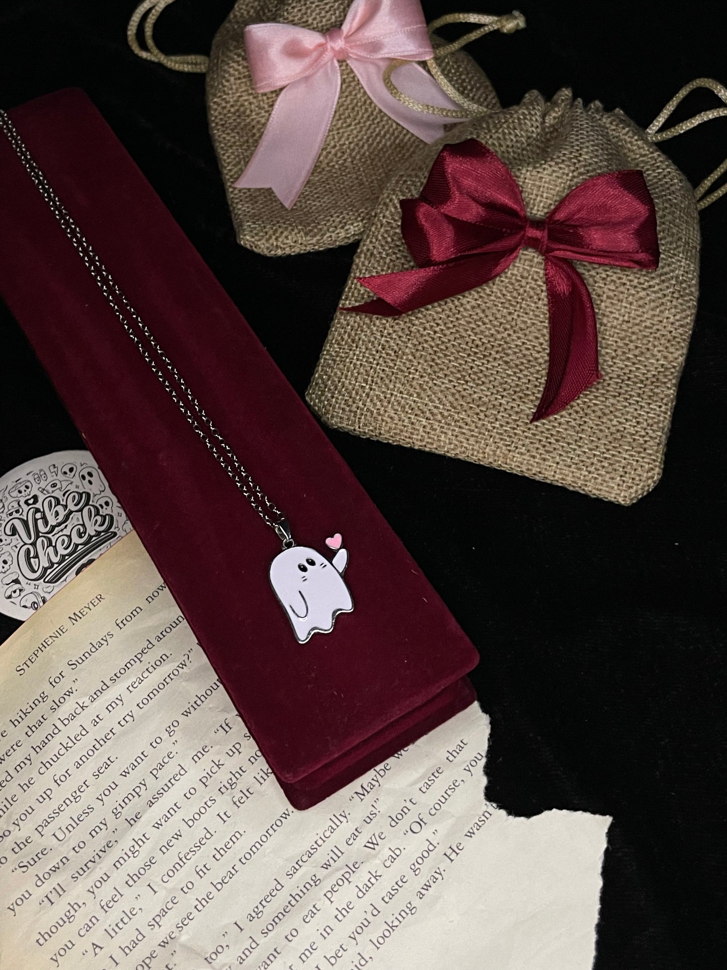 Little Boo of Love (White Ghost) Pendant