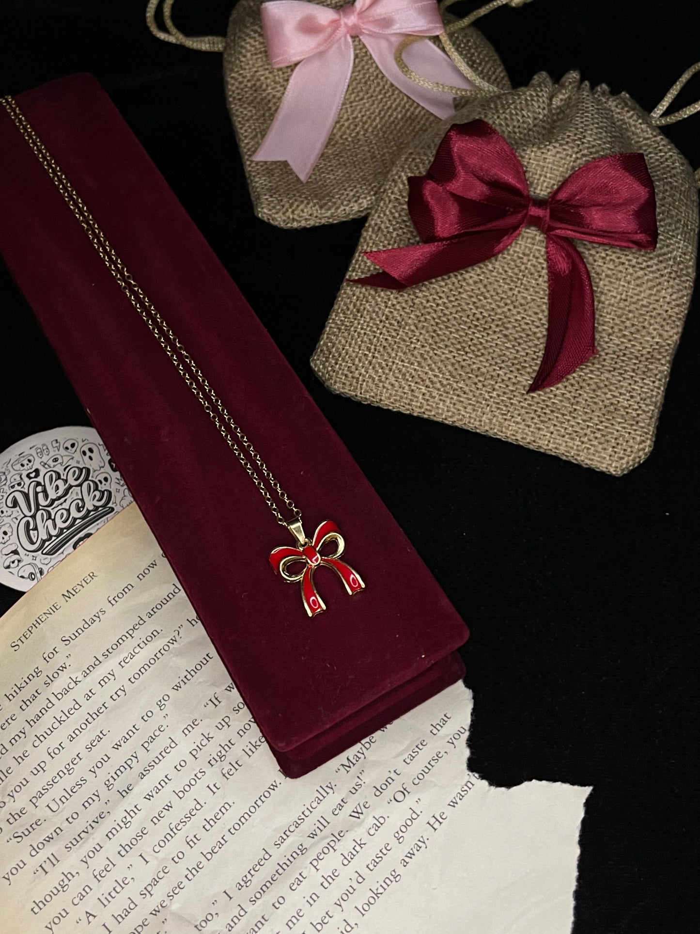 Sweet Ribbon Charm Pendant