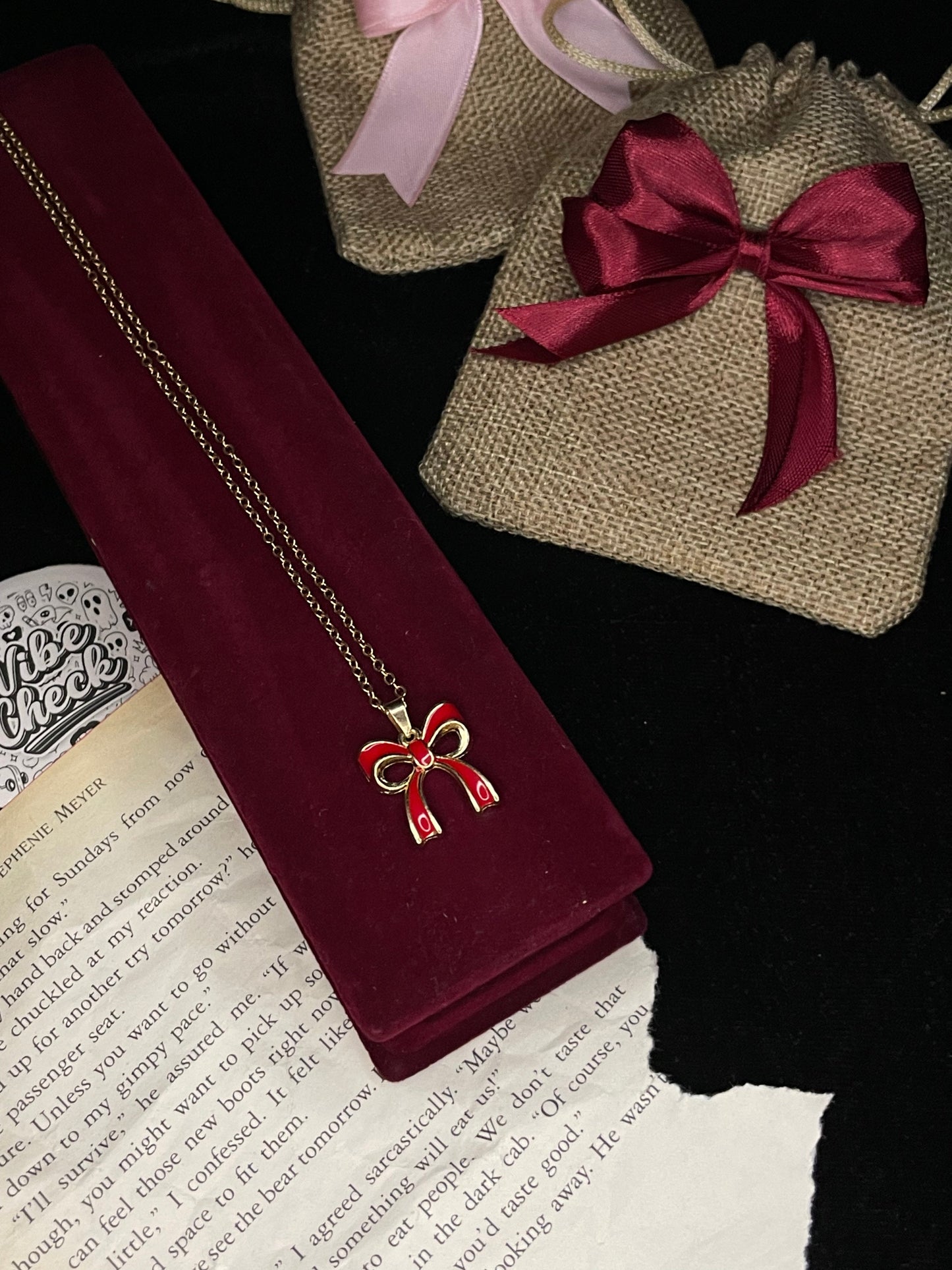 Sweet Ribbon Charm Pendant