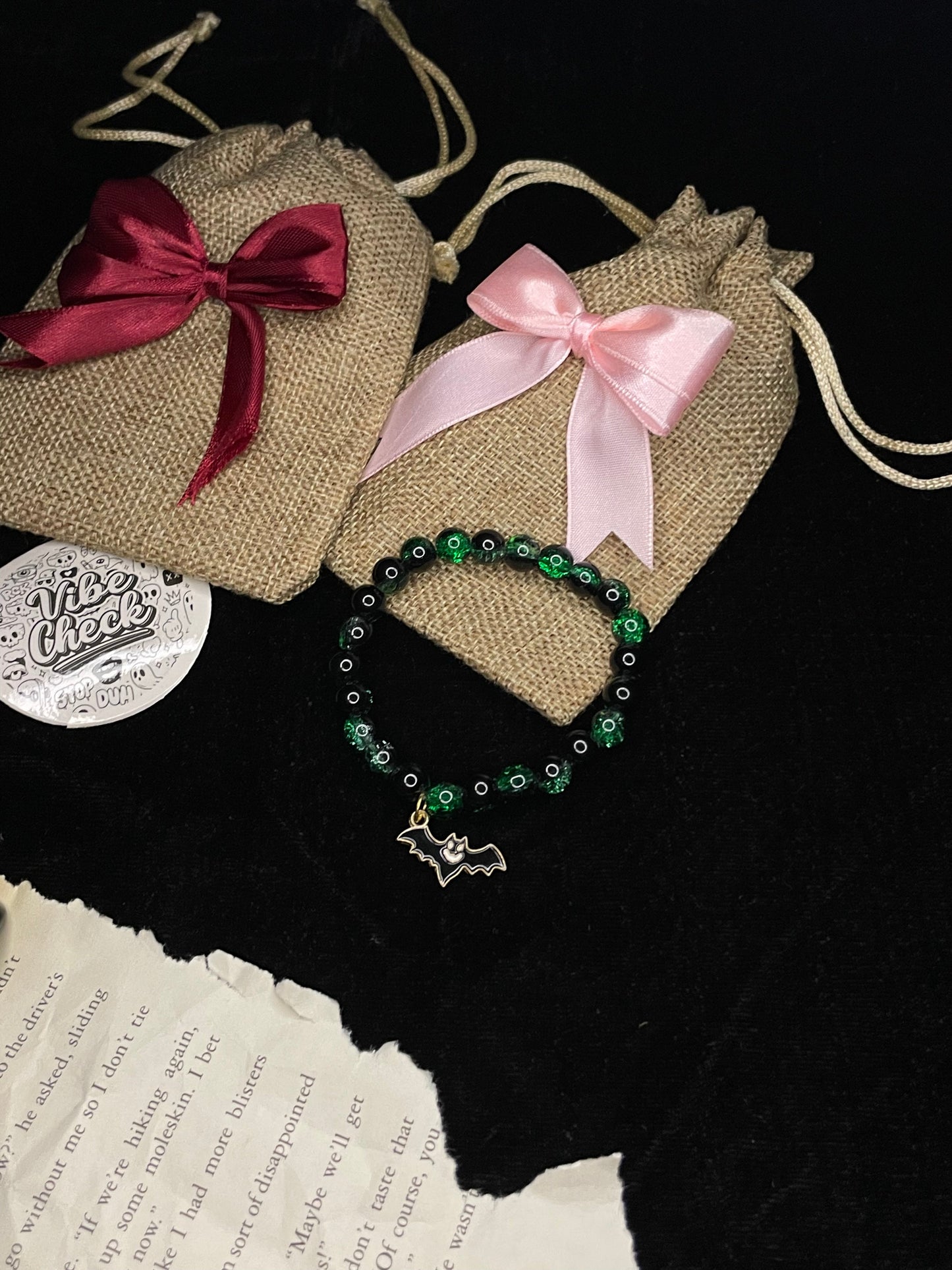 Green Goth Bracelet