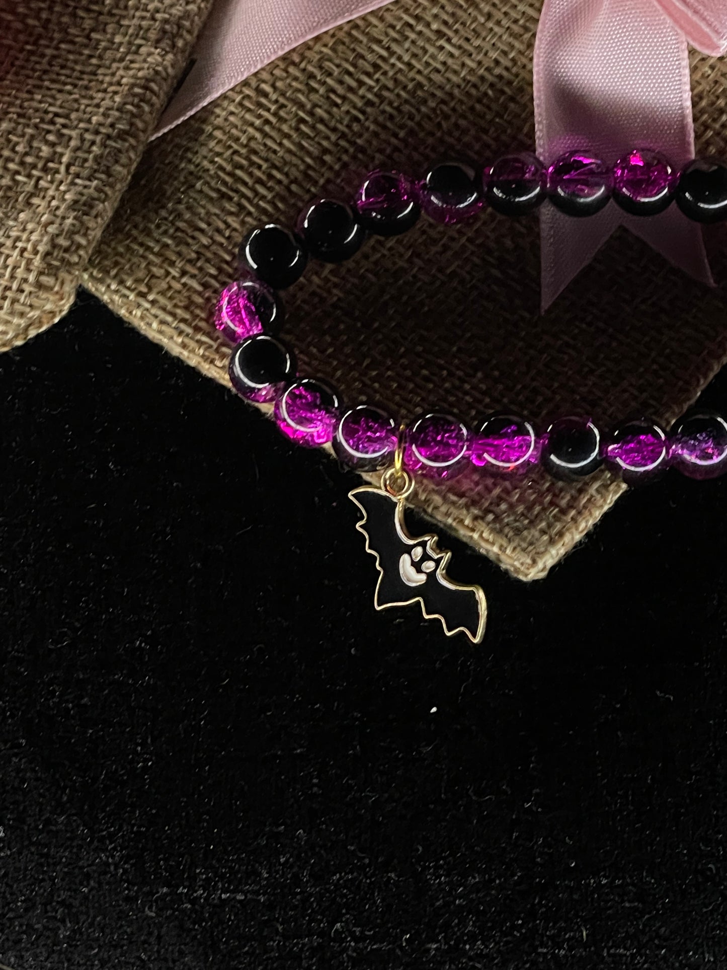 Purple Goth Bracelet