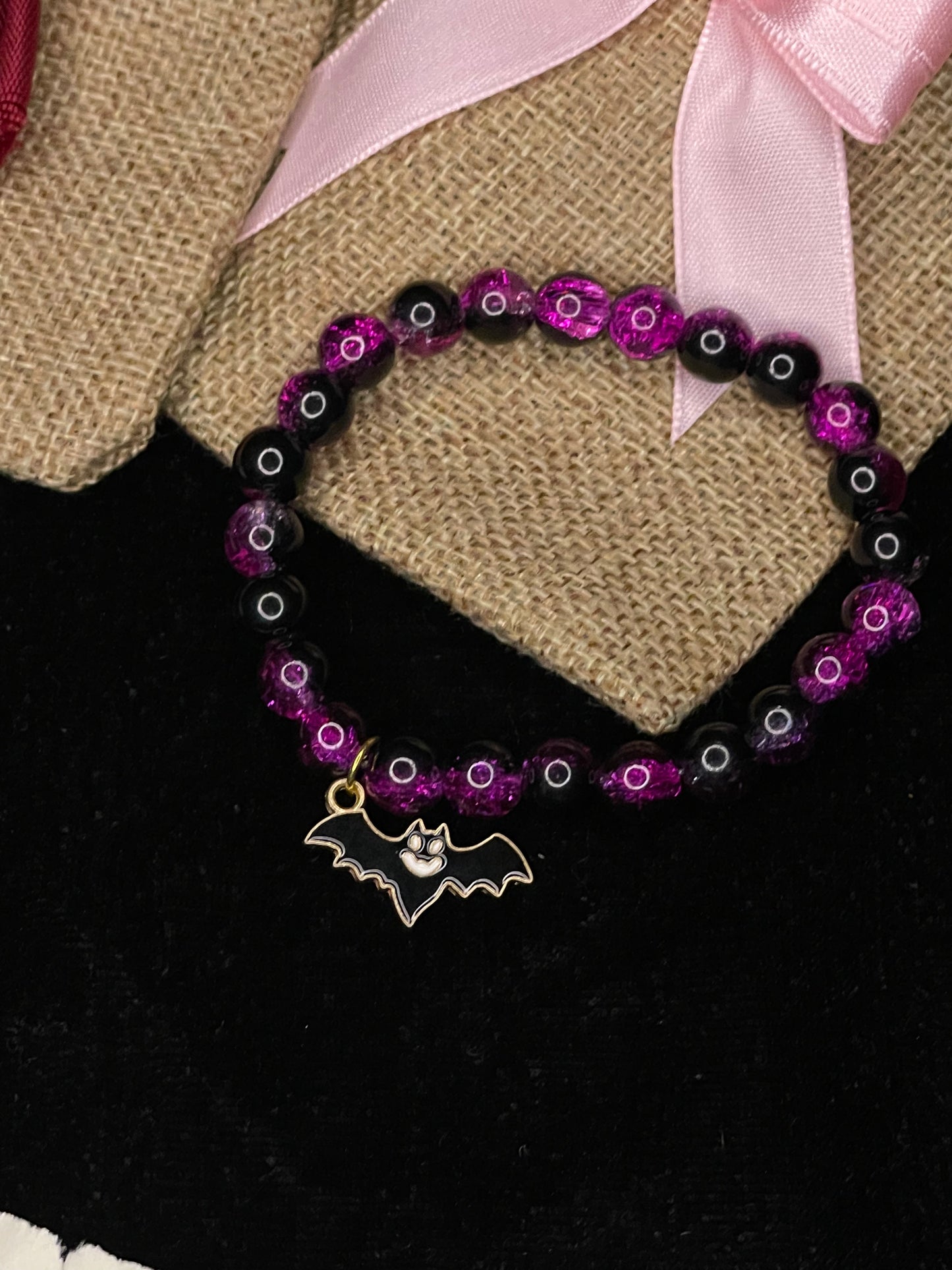 Purple Goth Bracelet