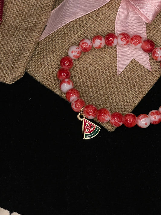 Watermelon Gem Bracelet
