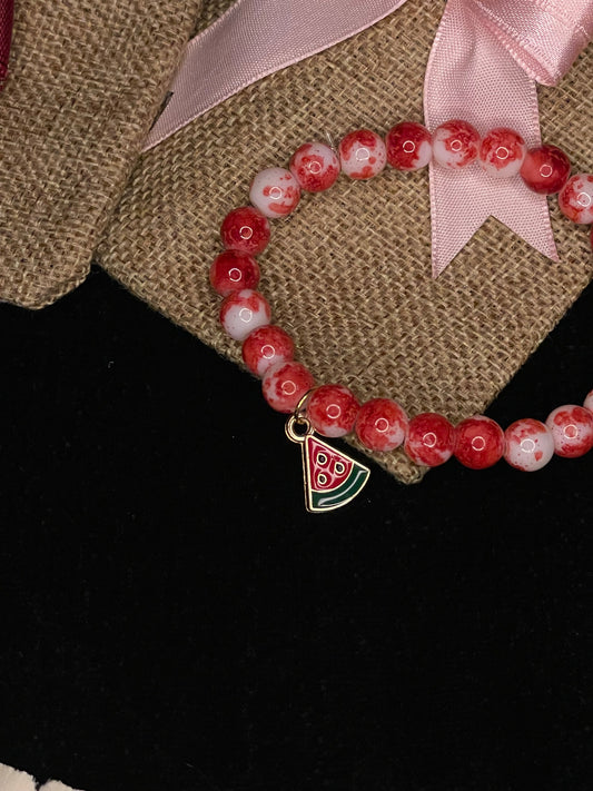 Watermelon Gem Bracelet