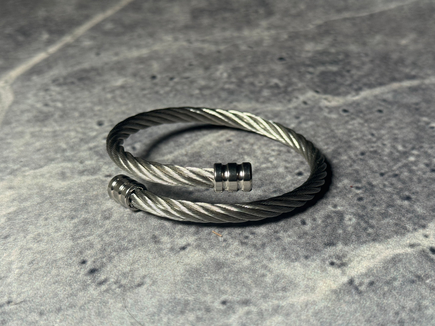 Titan Steel Cable Bangle