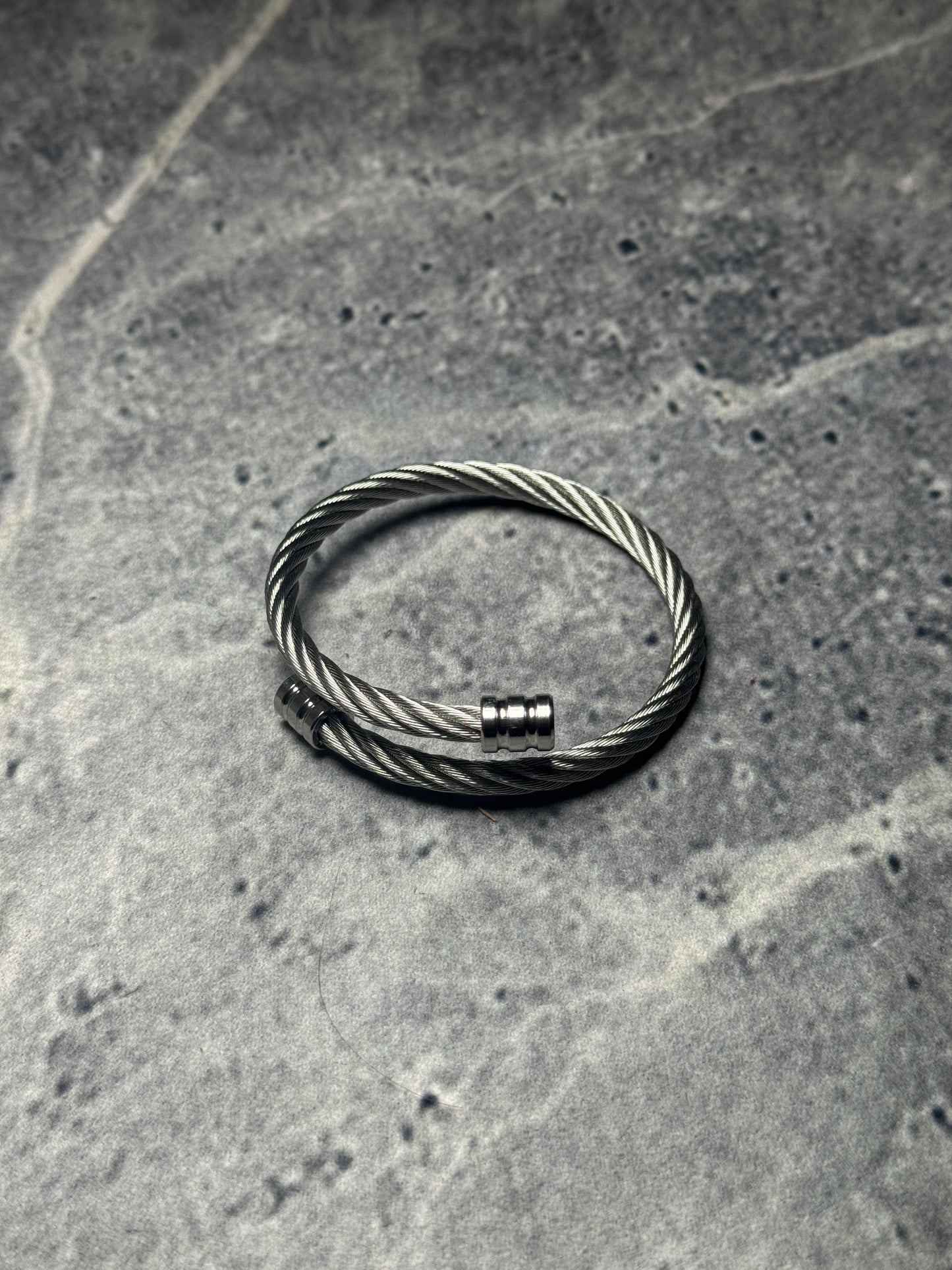 Titan Steel Cable Bangle