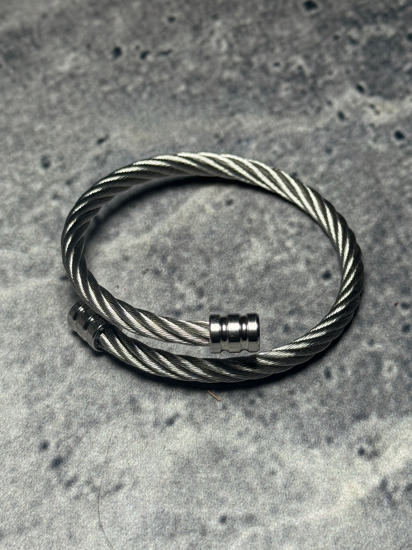 Titan Steel Cable Bangle