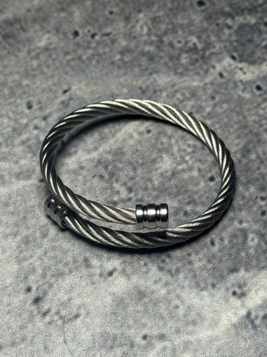 Titan Steel Cable Bangle