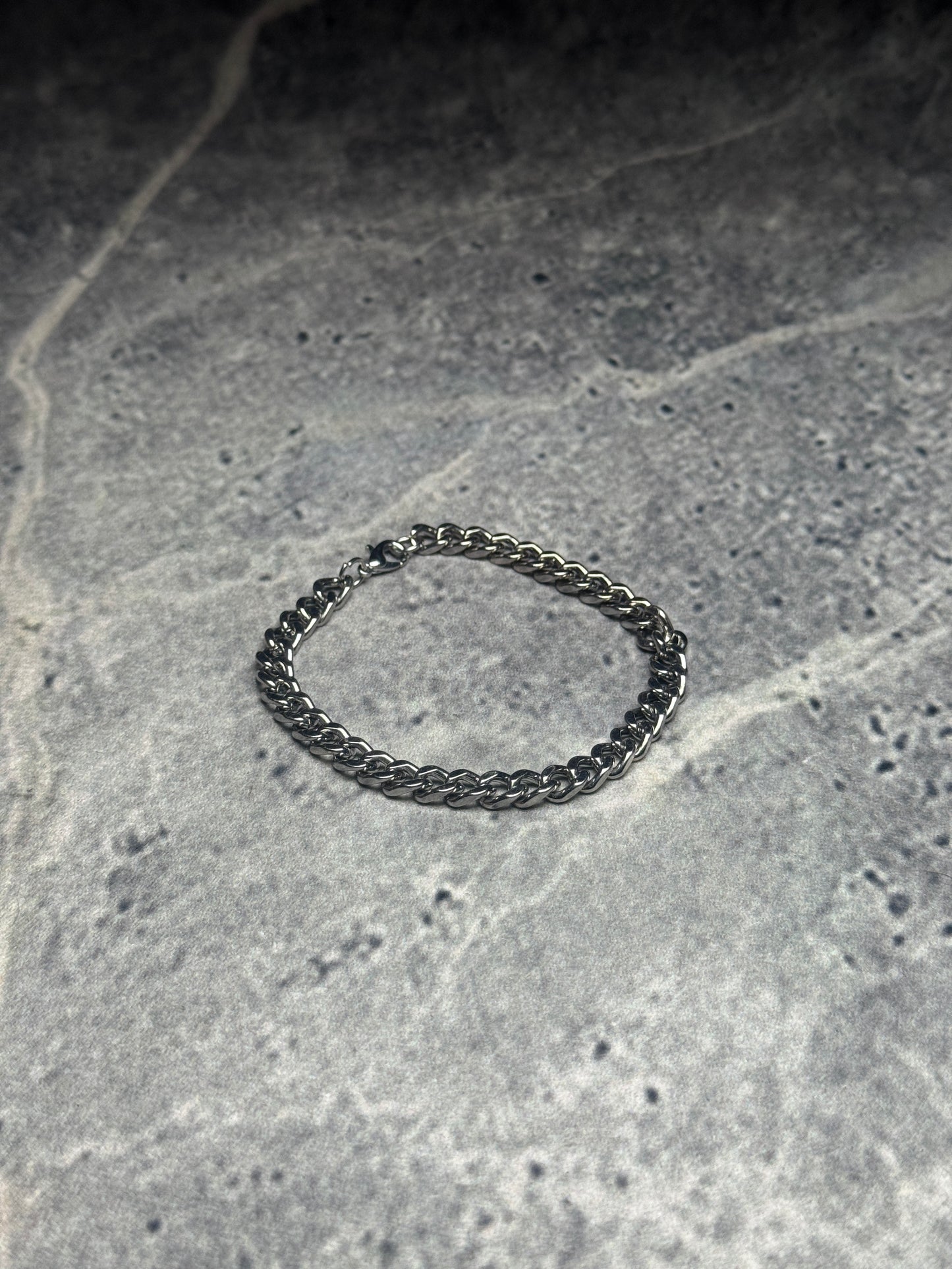 6mm Silver Streetwear Bracelet