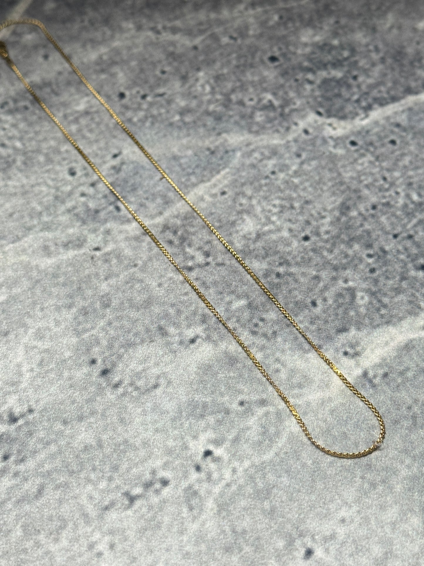 Gold-Tone Spiga Chain Necklace