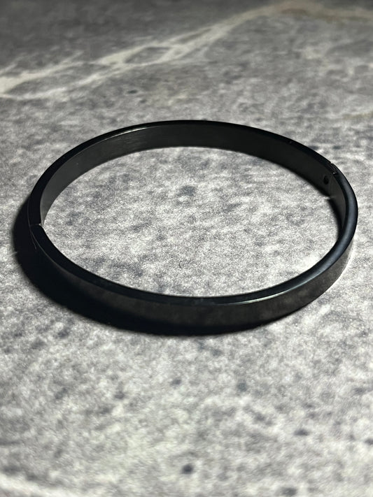 Onyx Stealth Black Bangle