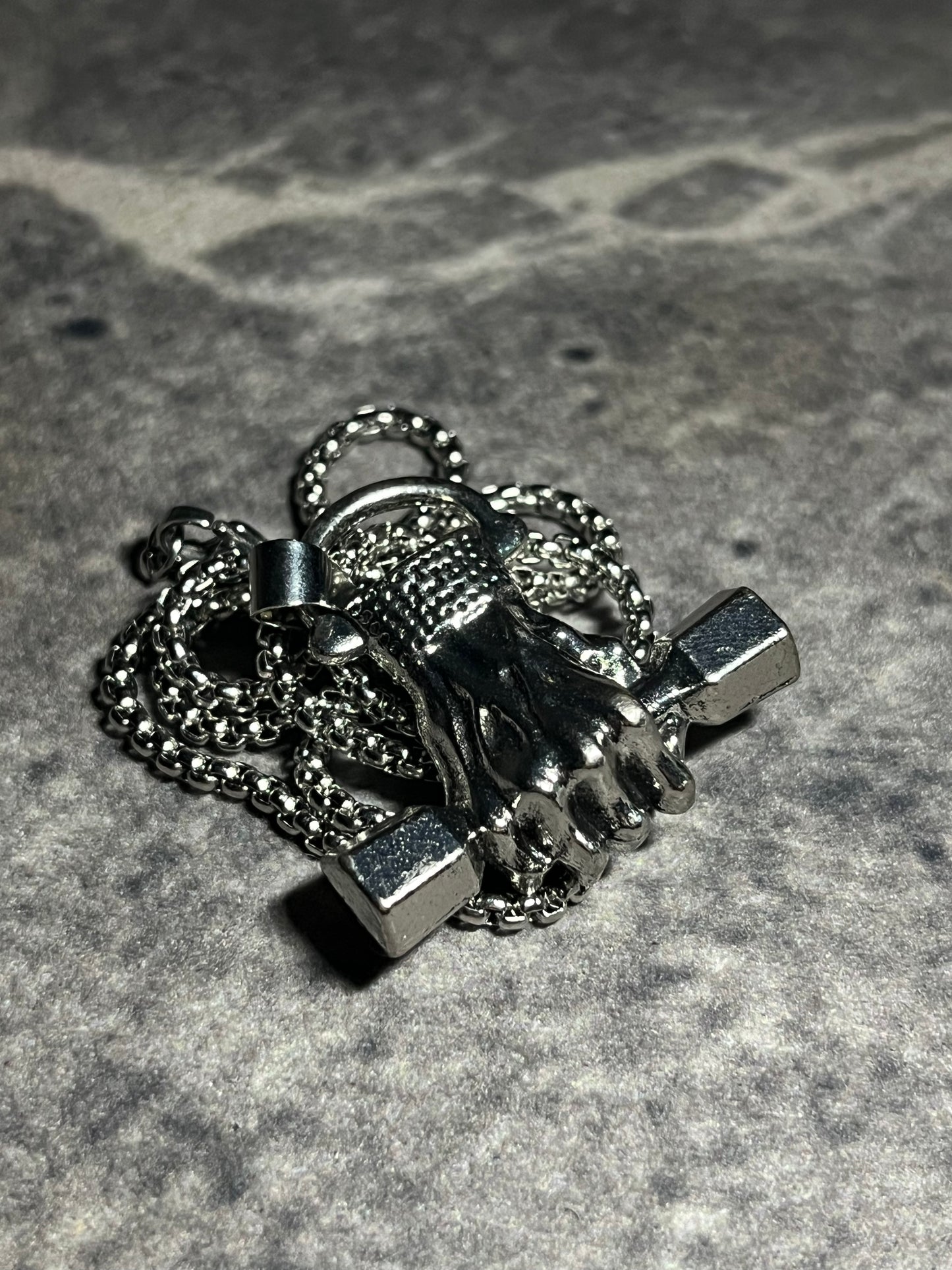 Ironwork Nail Pendant