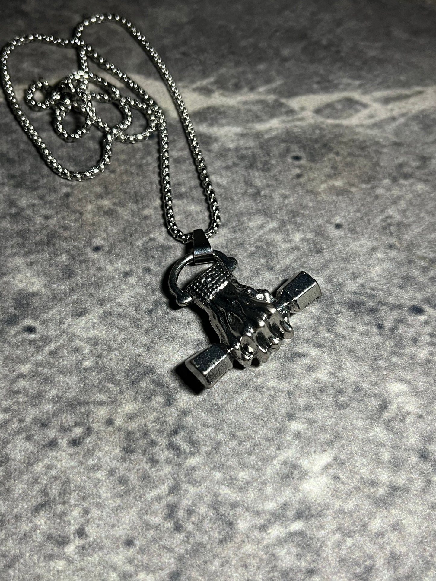 Ironwork Nail Pendant