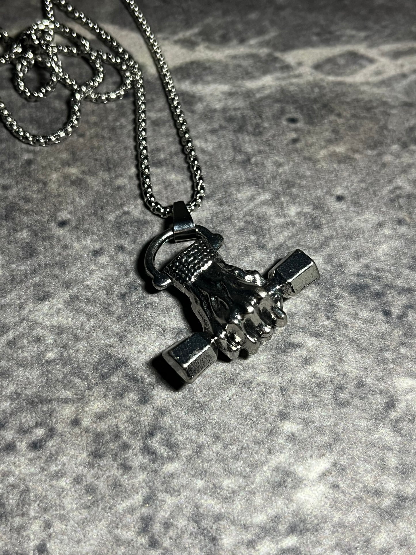 Ironwork Nail Pendant