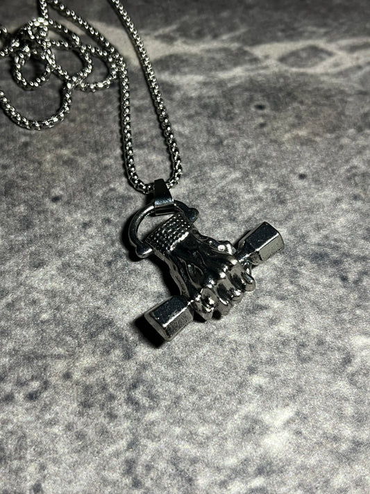 Ironwork Nail Pendant